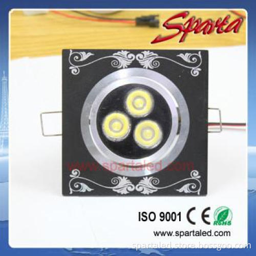 3w Square shape led ceiling light remote control